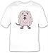T-shirt with puffy, grey, cat, log-haired, animal
