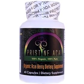 Pristine Acai Berry 60 caps – 100% Organic Brazilian Pure Acai