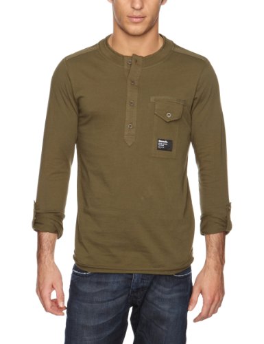Bench Damen T-Shirt Longsleeve Interim, olive night, M, BMGA2685_KH003 Preisvergleich