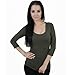 Sugarlips Seamless 3/4 Sleeve Tops (One Size, White)