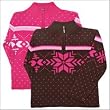 Girls Alpine Quarter Zip Sweater