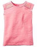 カーターズ Carter's タンクトップ ノースリーブ 刺繍付き 綿60% ポリエステル40% Sleeveless Embroidered Neon Tee 6M (61-67cm)