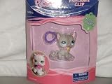 Littlest Pet Shop Grey Striped Keychain
