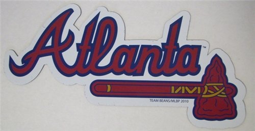 Atlanta Braves Team Name Atlanta MLB Car Magnet