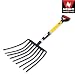 Neiko Tools USA 9 Tine Pitch Fork with "D" Fiberglass Handle