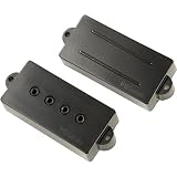 DiMarzio Split P Bass Pre-Wired Pickguard Black