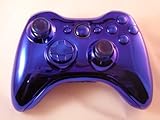 CHROME BLUE Xbox 360 Modded Controller (Rapid Fire) COD Black Ops, MW2, MOD ....