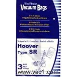 Hoover "SR" Vacuum Bags for Duros / Canisters #401010SR- Generic - 3 pack