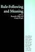 Rule-Following and Meaning