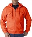 Gildan Adult Heavyweight Blend Full-Zip Hooded Hoody Hoodie Sweatshirt - Orange
