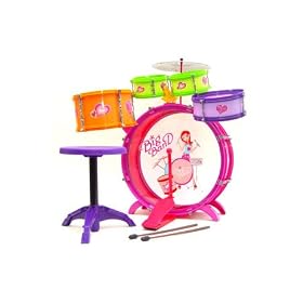 Click here to buy Girls Drum Set by HandHelditems.