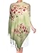Dahlia Women's Hand Painted Merino Wool Pashmina Scarf Shawl