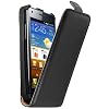 mumbi PREMIUM ECHT Leder Flip Case Samsung Galaxy S Advance Tasche H�lle - Ledertasche Galaxy S Advance Schutzh�lle