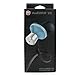 GOgroove AudiOHM DX Noise Isolating In-Ear Earbuds Earphones (Arctic Blue) with Anti-Tangle Cord and Interchangeable Silicone Ear Gels for Smartphones , Tablets , mp3 Players , Laptops , Portable DVD Players & More