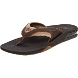 Reef Leather Fanning flip flop