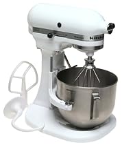 Factory-Reconditioned KitchenAid RRK5AWH 5-Quart Mixer, White