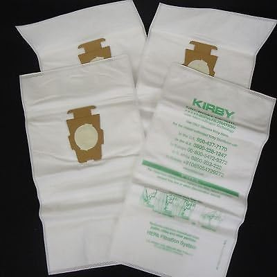 4 Genuine Universal Kirby Micron Magic HEPA Cloth Vacuum Cleaner Bags F Style