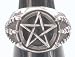 PENTAGRAM Star CLAWS Talons Silver Tone PEWTER RING Band