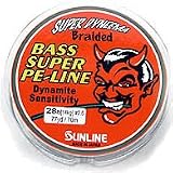サンライン(SUNLINE) スーパーバスPEライン 70m ディープグリーン 12lb