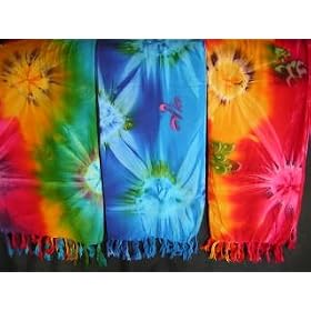 3 Sarongs Assorted Designs and Colors