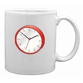 Click here to buy Clock Mug by SHOPZEUS.