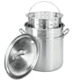Bayou Classic 4042 42-Quart All-Purpose Aluminum Stockpot with Steam and Boil Basket