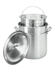 Bayou Classic 4042 42-Quart All-Purpose Aluminum Stockpot with Steam and Boil Basket by 