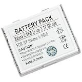 PCMICROSTORE Brand Sanyo Katana II 2 Premium Lithium li-ion 3.7v 820mAh with Silver Battery Cover (NOT Compatible with 1st Generation Katana SCP-6600)