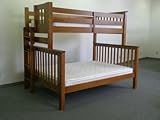Bunk Bed Twin over Full Mission style - Side Ladder in Expresso