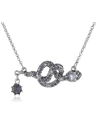 Betsey Johnson "Iconic Amethyst" Snake Necklace, 19"