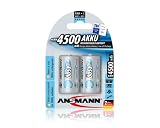 Ansmann 5035352 Baby C 4500mAh NiMH maxE Akku 2er Set