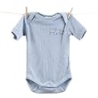 Poppet Handmade Natural Merino Baby Body Suit, Short Sleeve Onesie