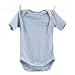 Poppet Handmade Natural Merino Baby Body Suit, Short Sleeve Onesie