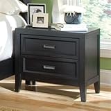 Najarian Furniture BDBRONSE Broadway Nightstand in Ebony