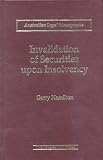 Invalidation of Securities upon Insolvency