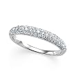 14K White Gold Diamond Wedding/Anniversary Band - 0.50 Ct.