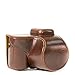 MegaGear Ever Ready Protective Leather Camera Case, Bag for Samsung NX500 with 16-50 mm Compact System Camera (Dark Brown) (Model: MG543)