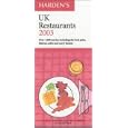Harden's UK Restaurants 2003 (Hardens Guides) by Richard Harden and Peter Harden