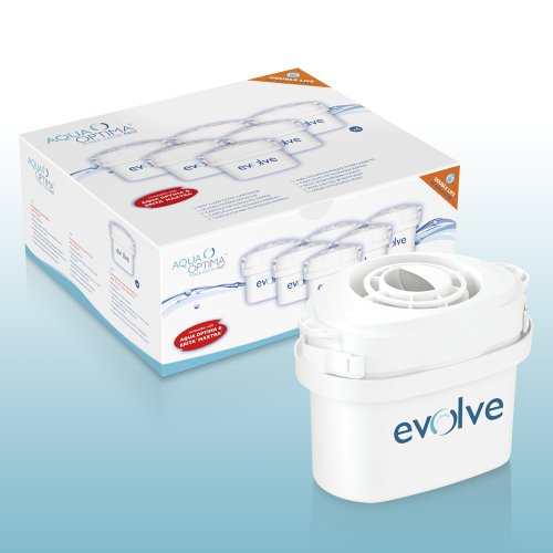 Aqua Optima Evolve Double Life Filterkartuschen, f&uuml;r Brita Maxtra, f&uuml;r 60 Tage, 6 St&uuml;ck Preisvergleich