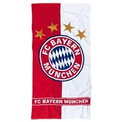 FC Bayern M�nchen Fanartikel Badetuch Wappen Streifen Sterne 76x152cm