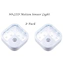SE Wireless Motion Sensor Light - 10 Super-Bright LED (2PK)