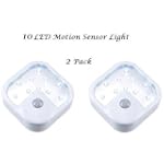 10 LED Wireless Motion Sensor Light - 2 Pack
