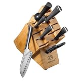 Calphalon Katana Stainless-Steel 8-Piece Knife Set with Block