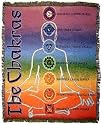 Chakras Chakra Cotton Tapestry Throw Blanket Rug Afghan
