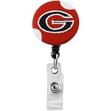 Georgia Bulldogs Retractable Badge Reel Id Ticket Clip Ncaa