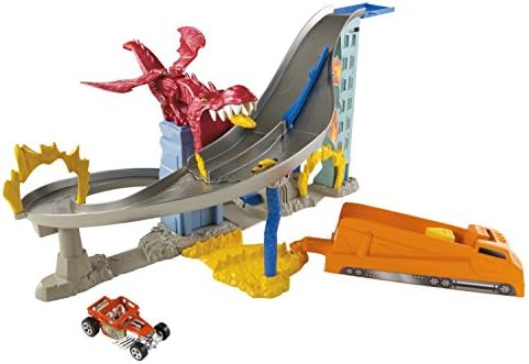Hot Wheels Dragon Destroyer Track Set Gift Pack Car Toys