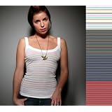 Womens : Candy Stripe Thick Strap Tank at Andrew Christian