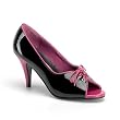 Funtasma Women's PUMP-216, 3" Two Tone Pump W/Adjustable Front Lacing available in 6 colors