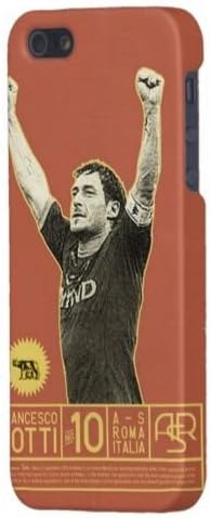 World Cup Soccer Player Francesco Totti Retro Paint iPhone 4 iPhone 4s Case Hard Shell Protective Premium Print Slim Thin Fit Hard Cover Case Exclusive for Apple iPhone4/4S