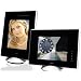Photo : 8' Digital Photo Frame with Mirror Finish, Supports BMP, FPEG, MPEG1, MPEG2, MPEG4, WAV and MP3 files, Reads CF, SD, MMC and MS media cards